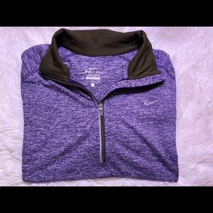 Womens Nike Dri-fit long sleeve half zip pullover